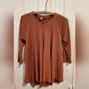 Vision USA Brown Top NWT